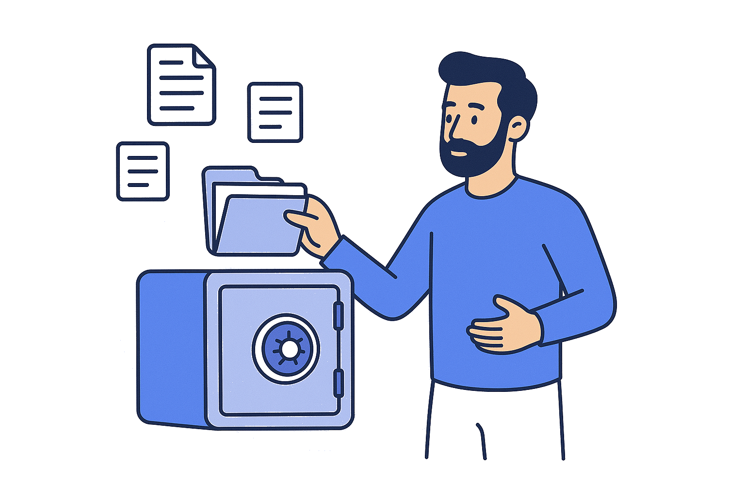Document Vault illustration